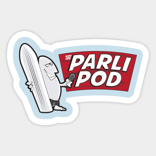 Silver Surf-Bro Fandom Sticker by parlipod